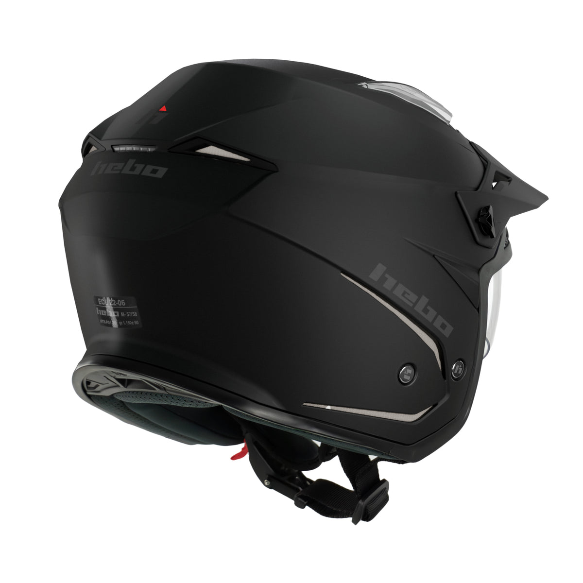 Casco Zone 5 Monocolor Negro Mate