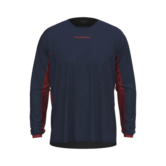 Camiseta Enduro - Motocross Scratch Xtreme Azul - Hebo