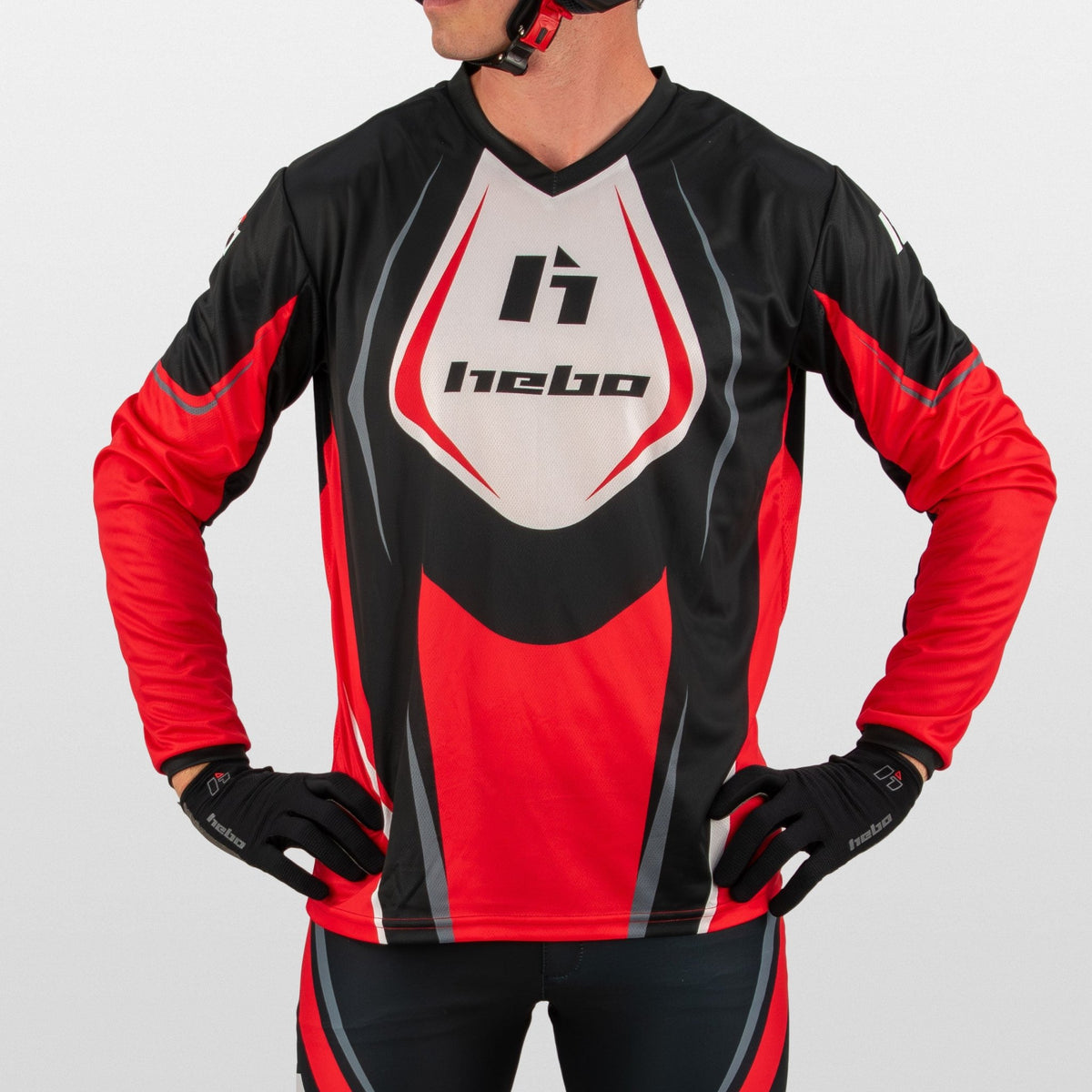 Camiseta Pro Trial Classic Roja - Hebo