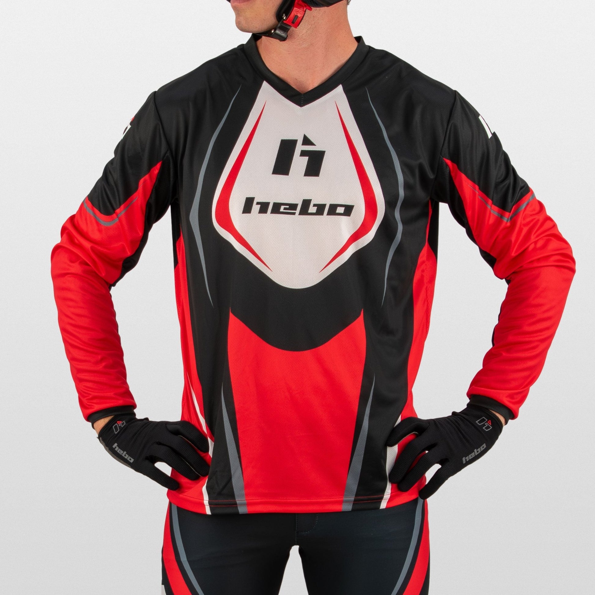 Camiseta Pro Trial Classic Roja - Hebo