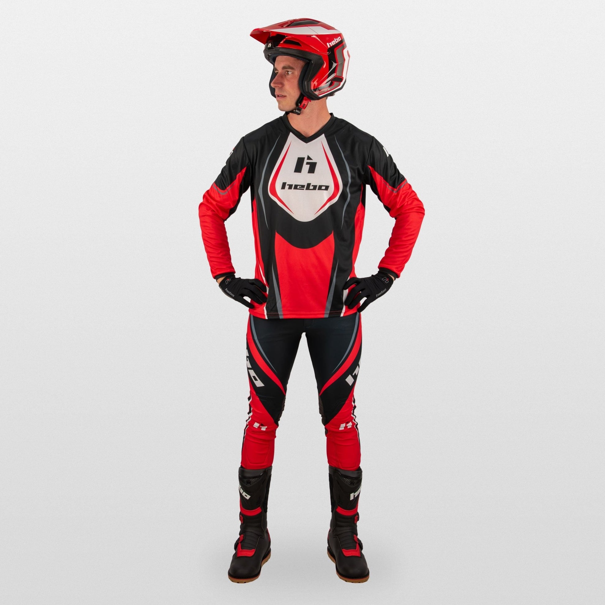 Camiseta Pro Trial Classic Roja - Hebo