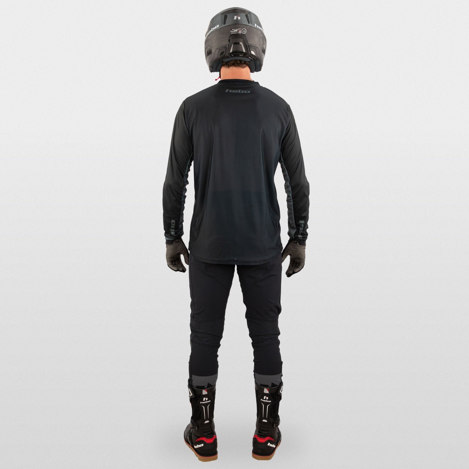 Camiseta Trial Tech Negra - Hebo