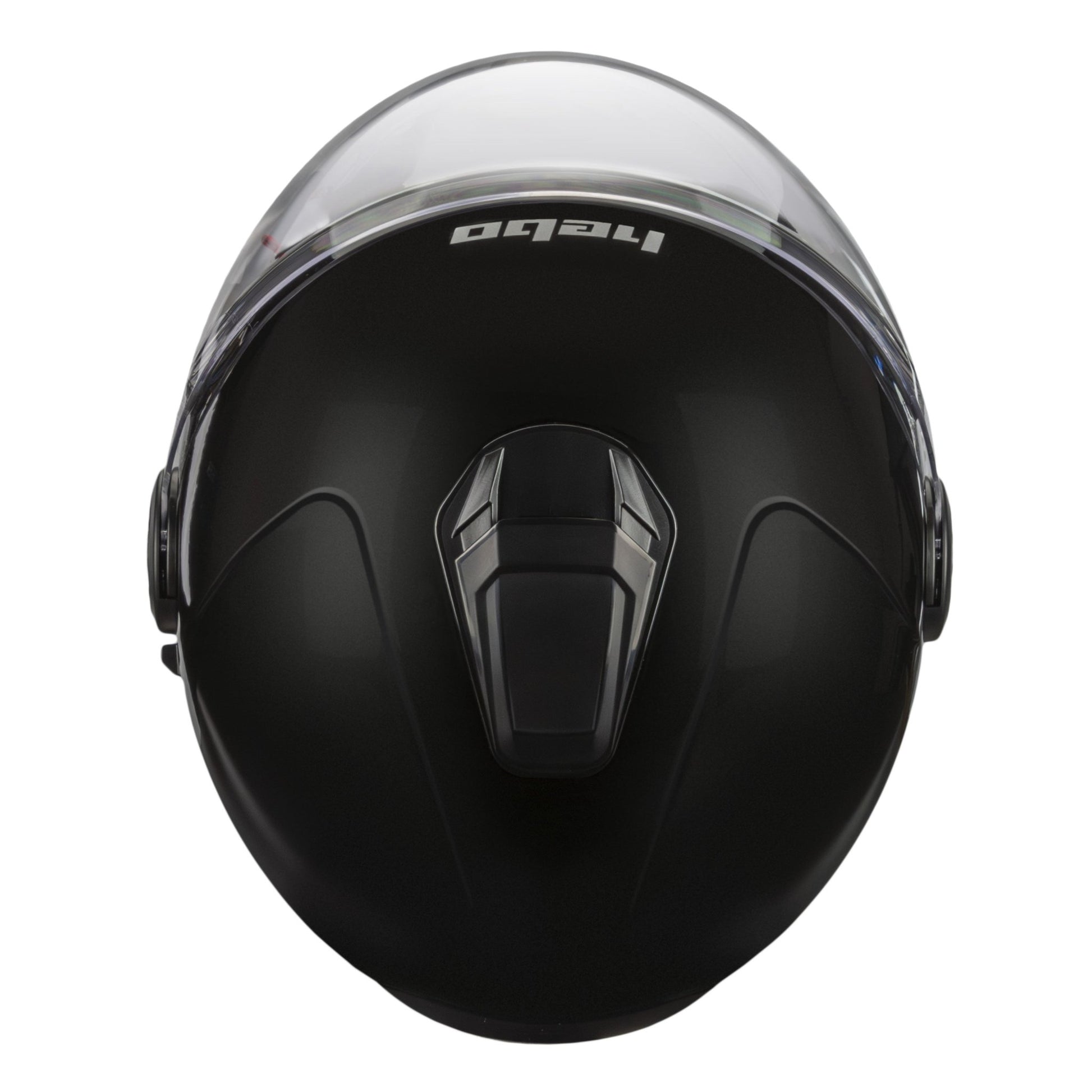 Casco Demi Jet Ctr Negro Brillo - Hebo