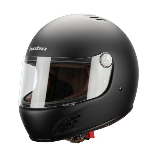 Casco Indie Negro Mate - Hebo