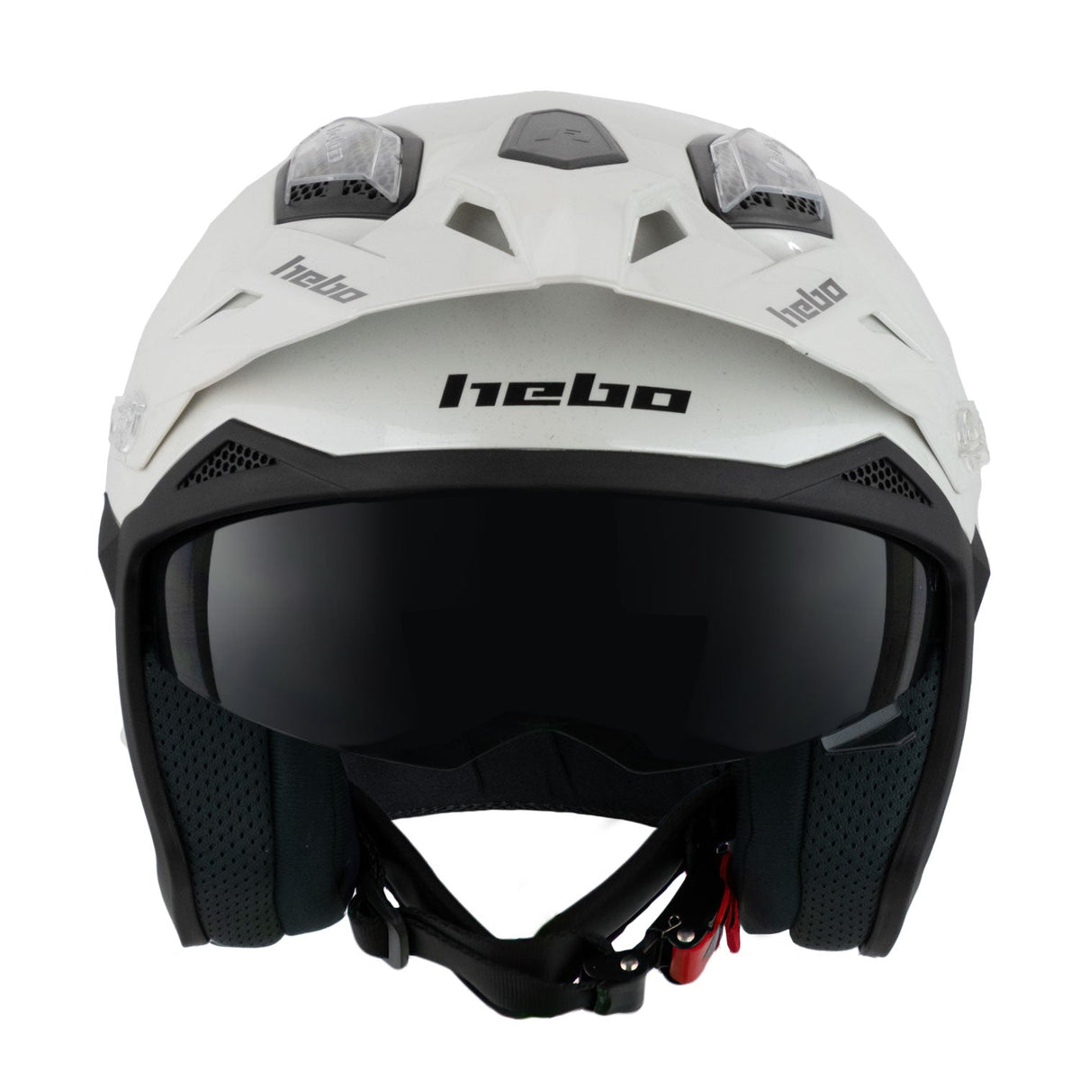 CASCO ZONE 5 MONOCOLOR BLANCO - Hebo