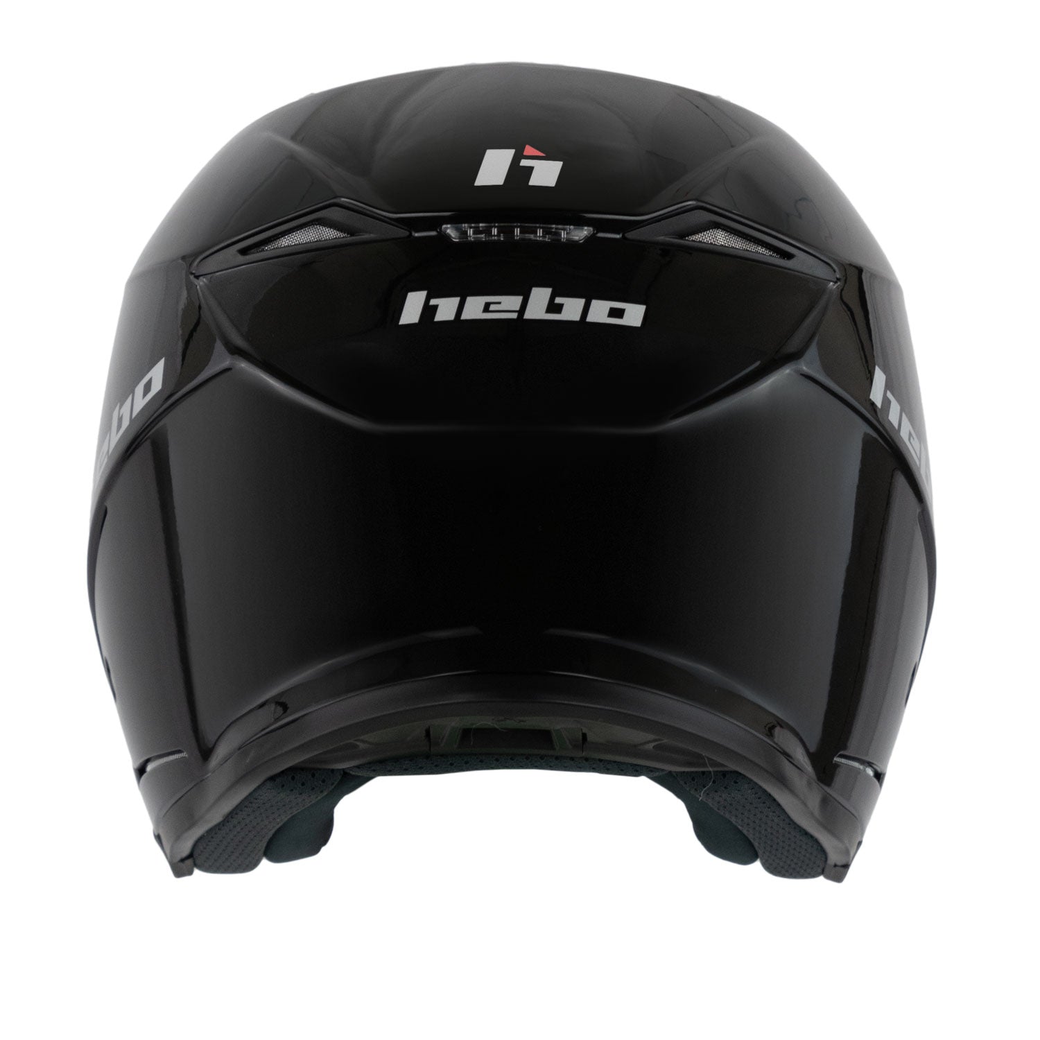 Casco Zone 5 Monocolor Negro Brillo - Hebo