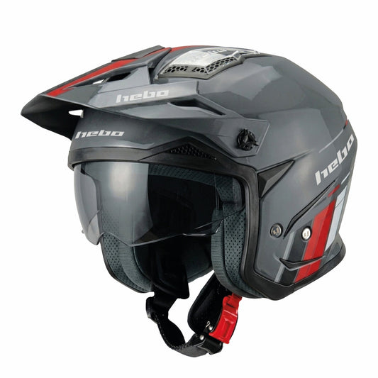 CASCO ZONE 5 R.S. Gris - Hebo