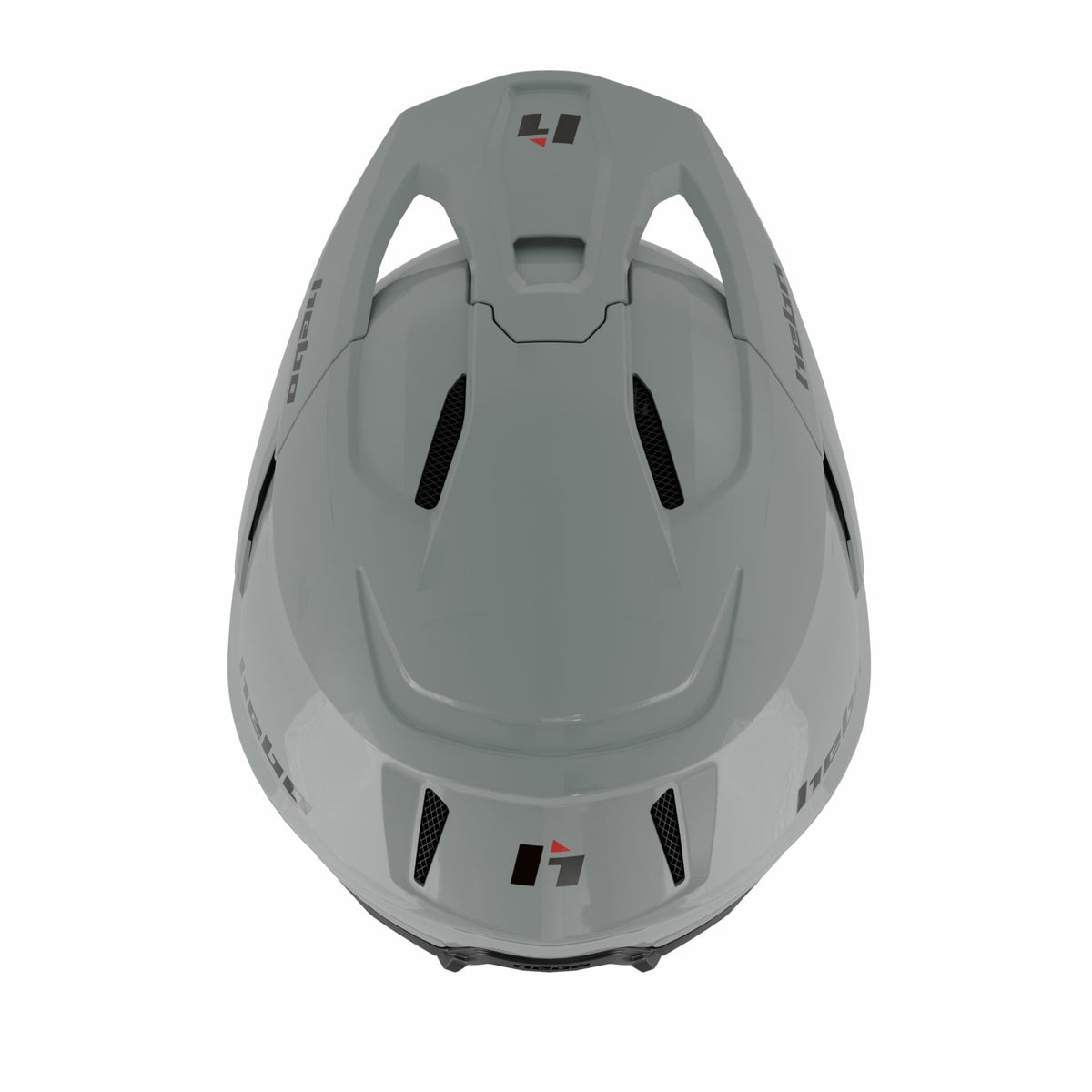 Casco Zone Pro Monocolor Gris - Hebo
