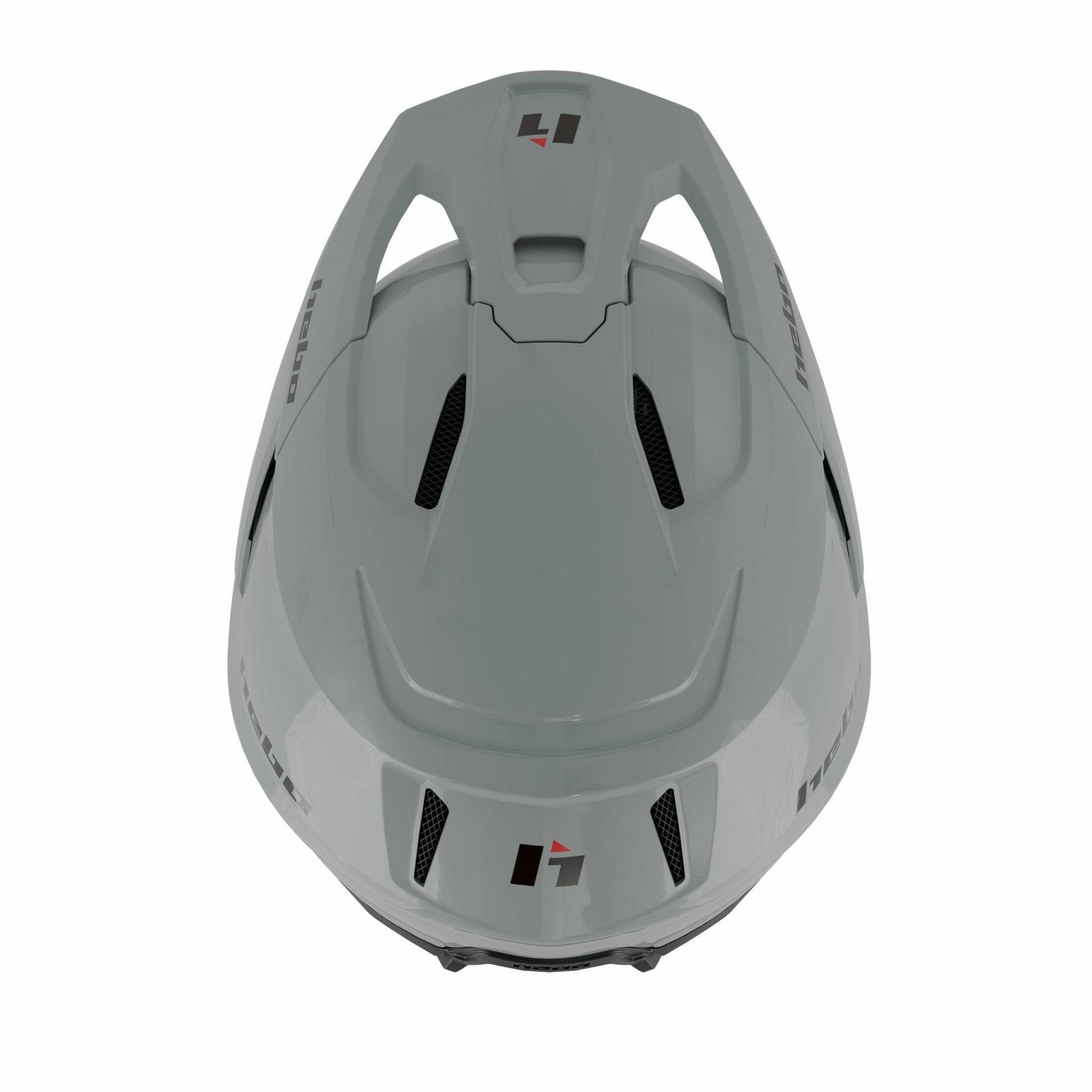 Casco Zone Pro Monocolor Gris - Hebo