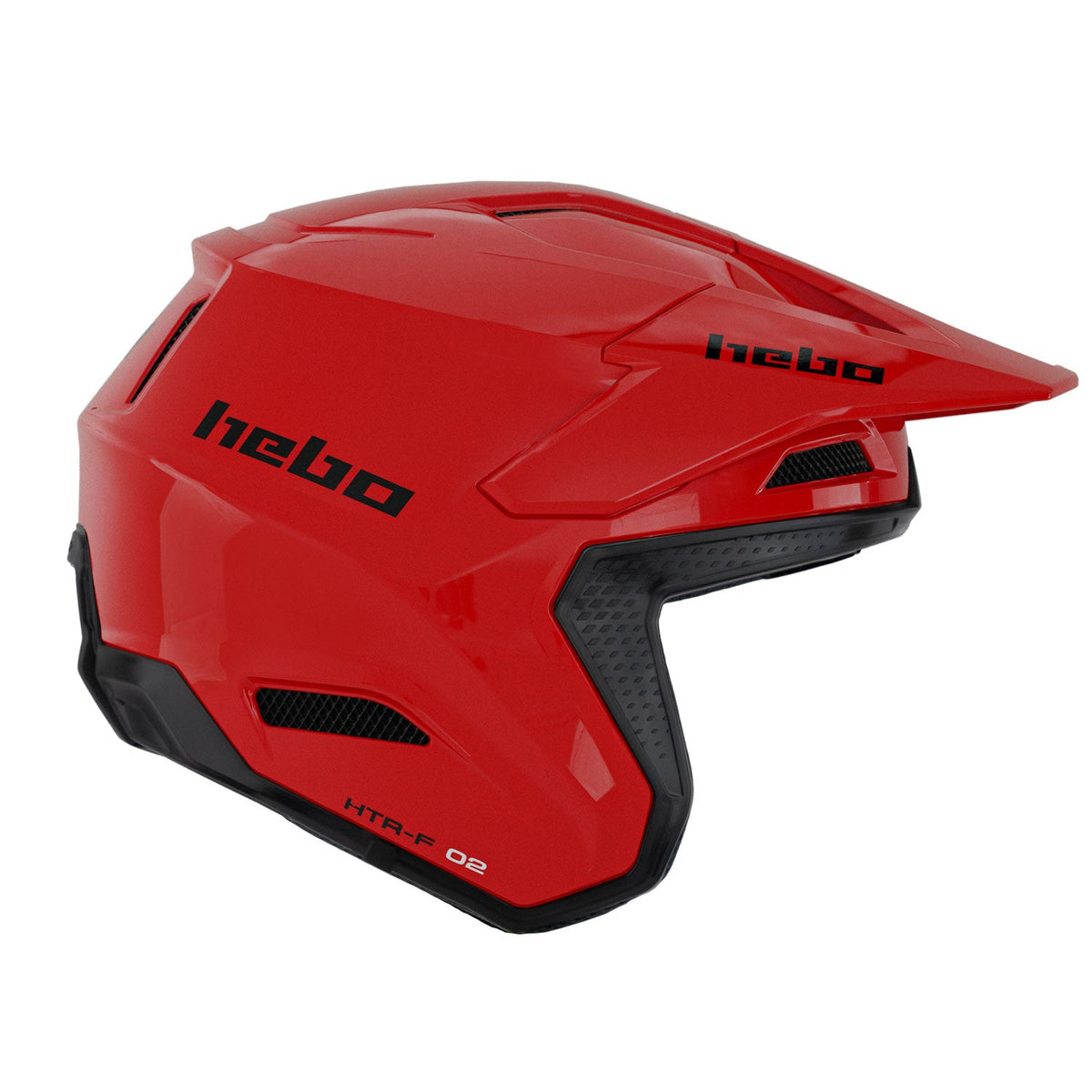 Casco Zone Pro Monocolor Rojo - Hebo