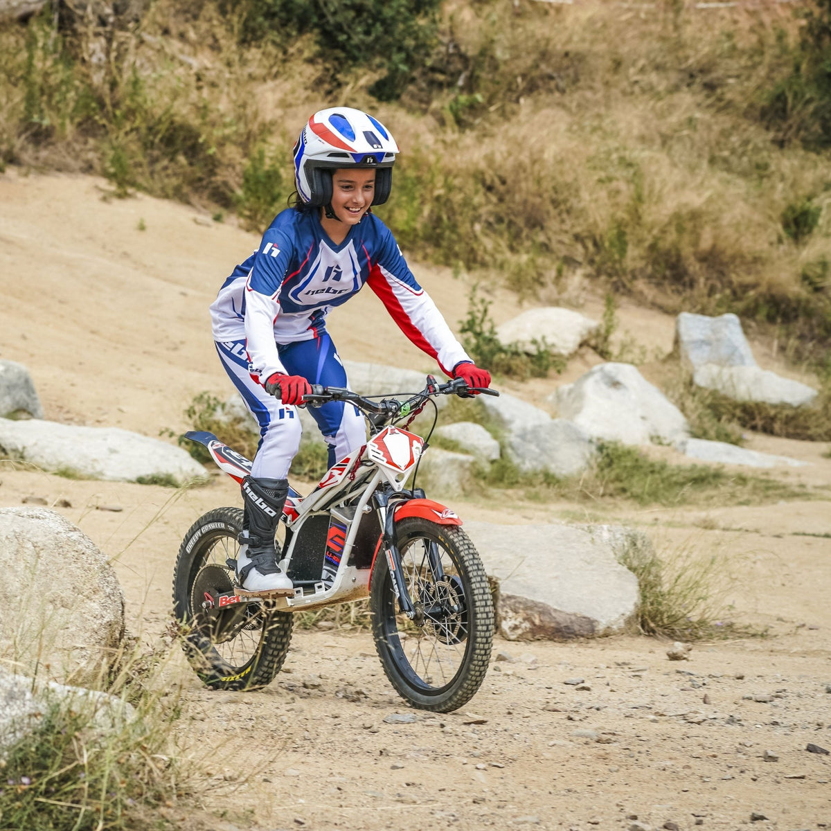 Pantalon Pro Trial Classic Junior Blanco - Hebo