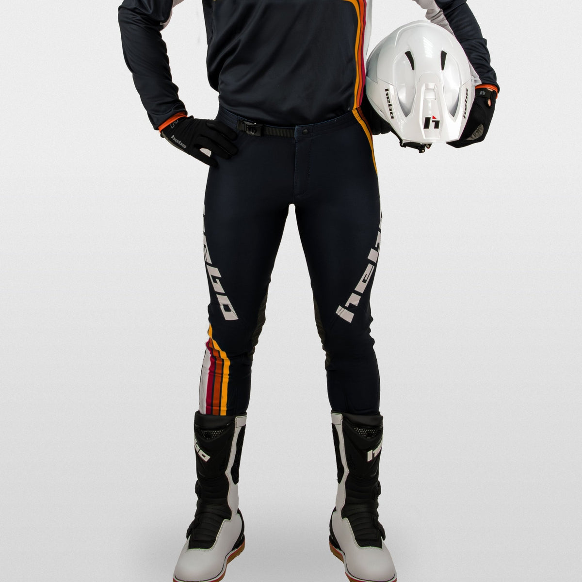 Pantalon Pro Trial Retro Rojo - Hebo