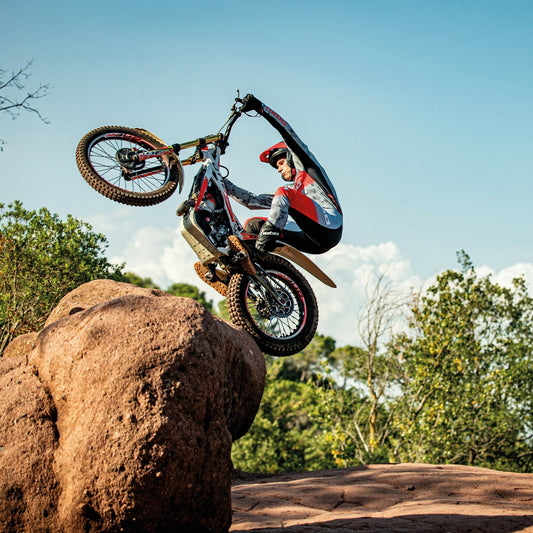 Pantalón Trial Race Pro Gris - Hebo