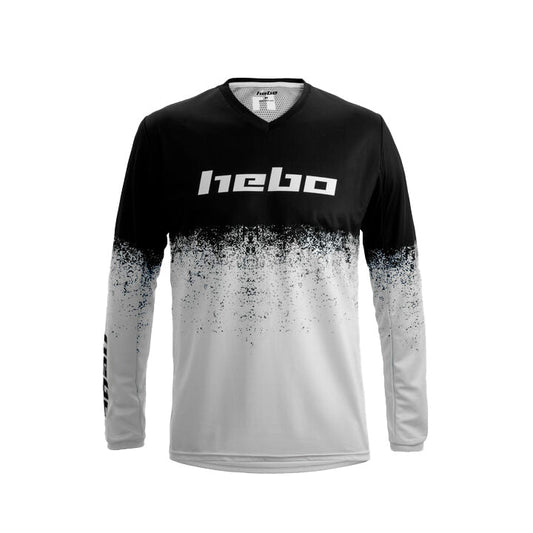 Camiseta Pro Trial V Dripped Blanco - Hebo