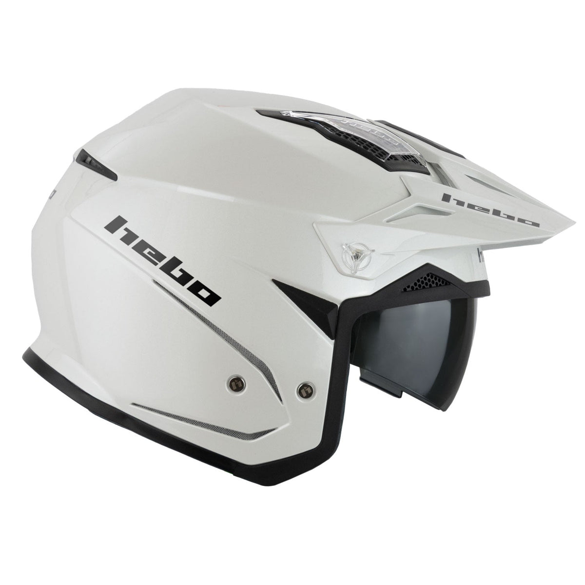 CASCO ZONE 5 MONOCOLOR BLANCO - Hebo