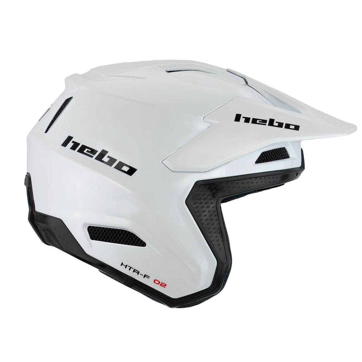 Casco Zone Pro Monocolor Blanco - Hebo
