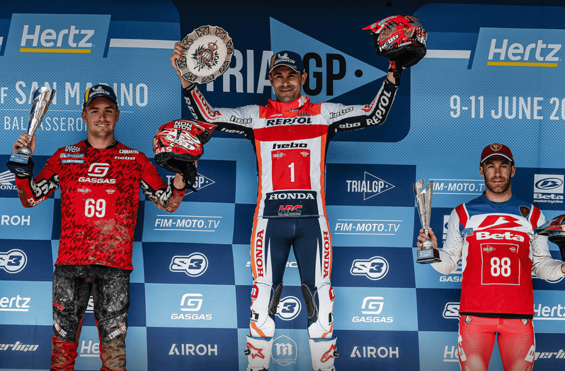 Toni Bou toma ventaja en el Mundial de TrialGP - Hebo