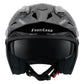Casco Zone 5 Monocolor Negro Brillo