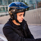 Casco Zone 5 Monocolor Negro Brillo