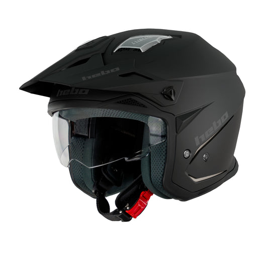 Casco Zone 5 Monocolor Negro Mate