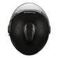 Casco Demi Jet Ctr Negro Brillo
