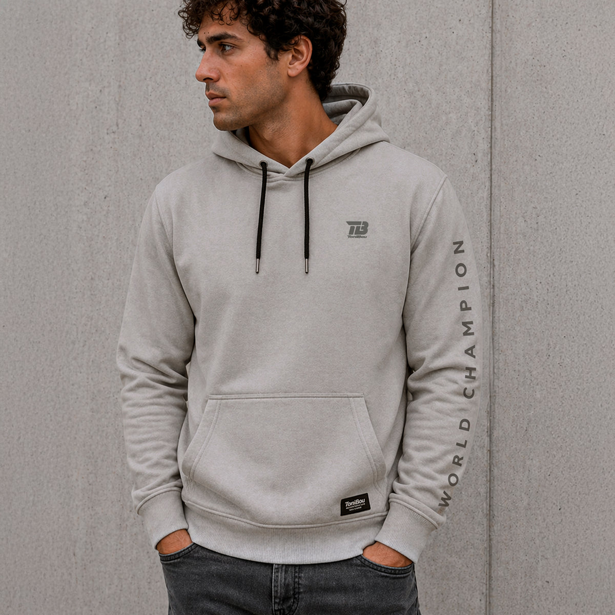 SUDADERA Toni Bou Gris