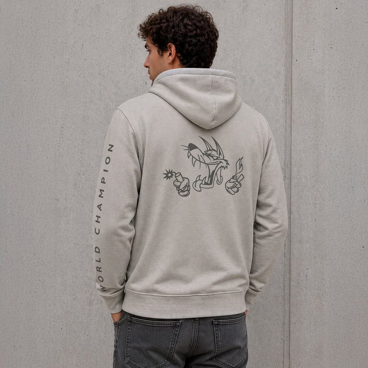 SUDADERA Toni Bou Gris