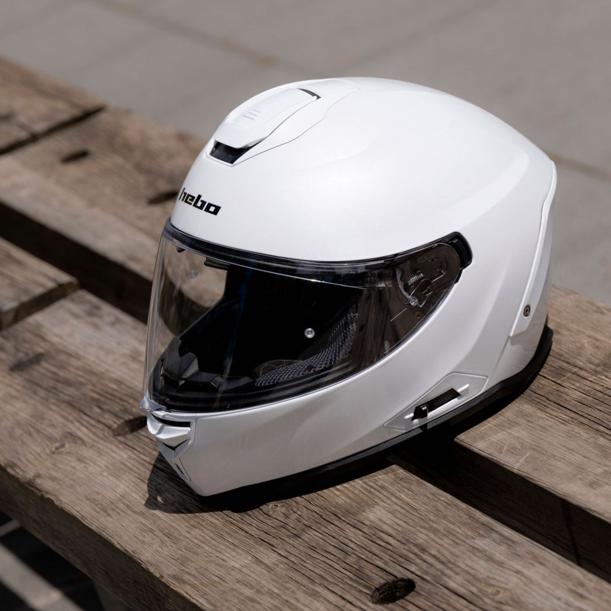 Solid White Full Face Helmet
