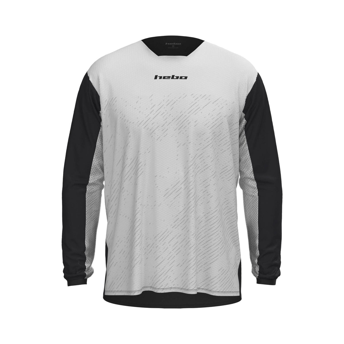 Camiseta Enduro - Motocross Scratch Xtreme Negra - Hebo