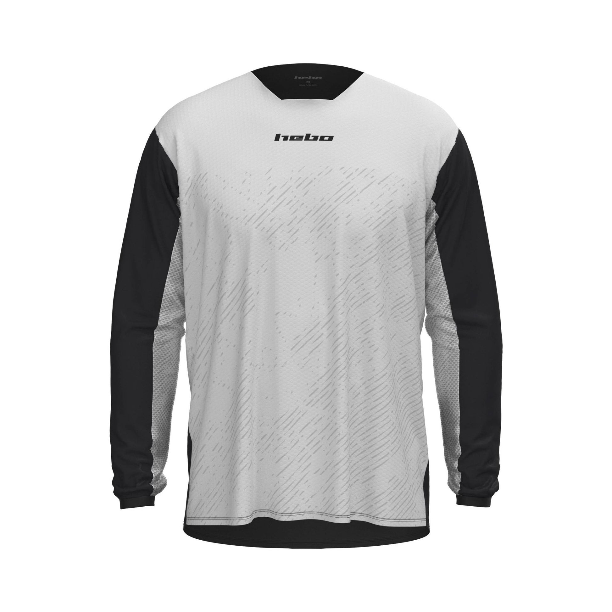 Camiseta Enduro - Motocross Scratch Xtreme Negra - Hebo
