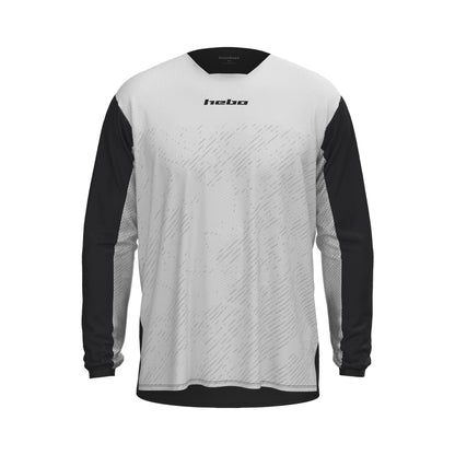 Camiseta Enduro - Motocross Scratch Xtreme Negra - Hebo