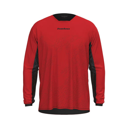 Camiseta Enduro - Motocross Scratch Xtreme Roja - Hebo