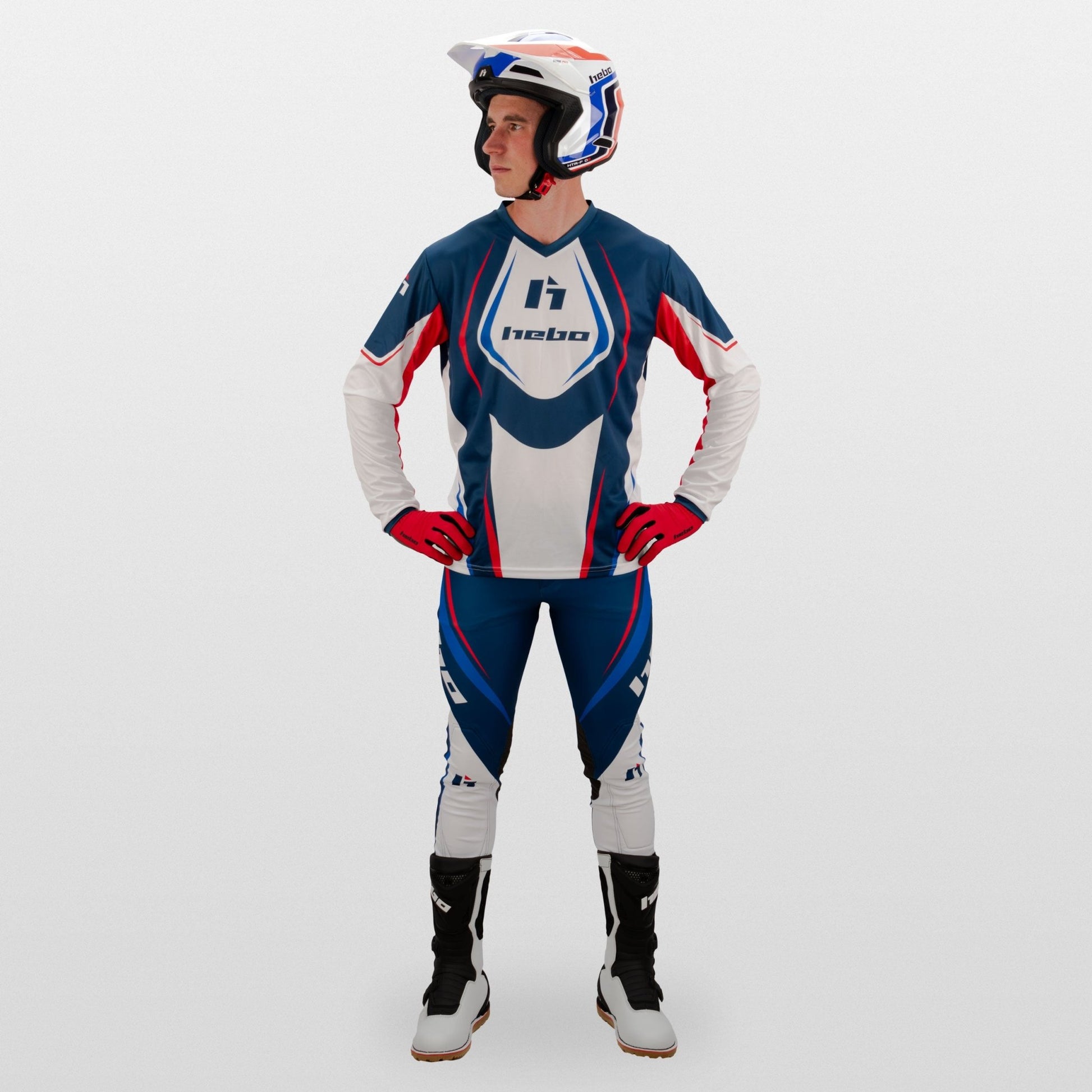 Camiseta Pro Trial Classic Blanca - Hebo
