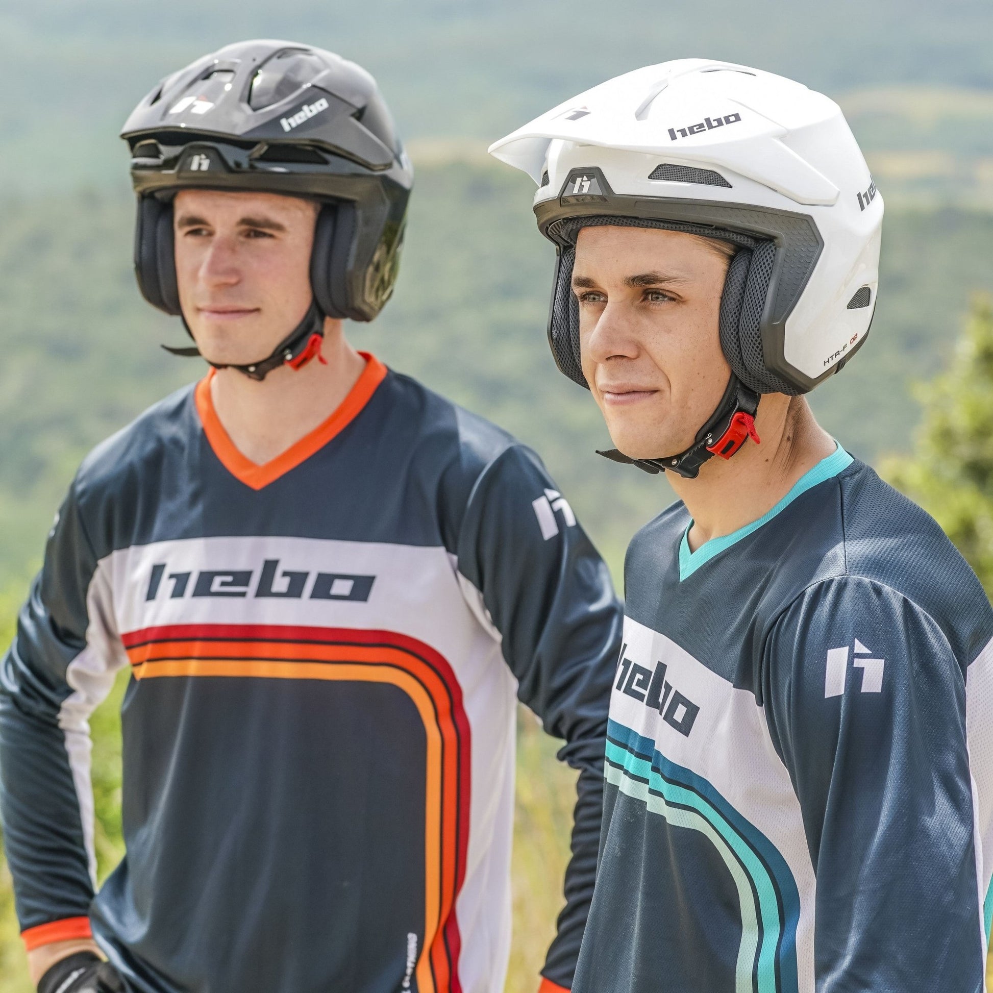 Camiseta Pro Trial Retro Verde - Hebo