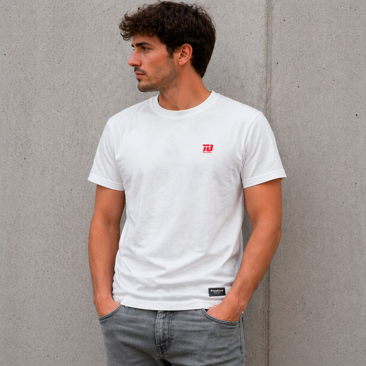 Camiseta Toni Bou Blanca - Hebo