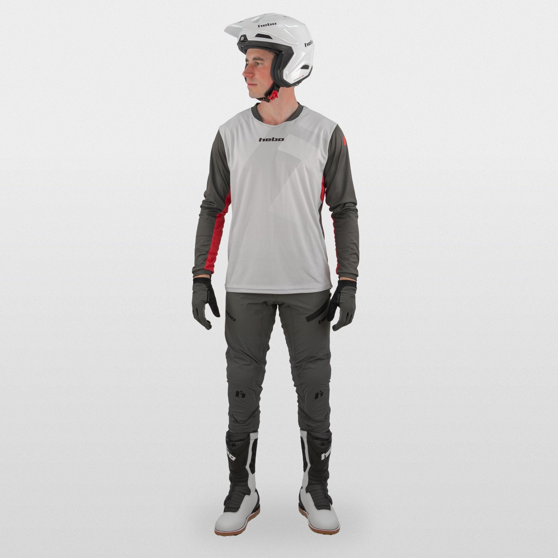 Camiseta Trial Tech Gris - Hebo