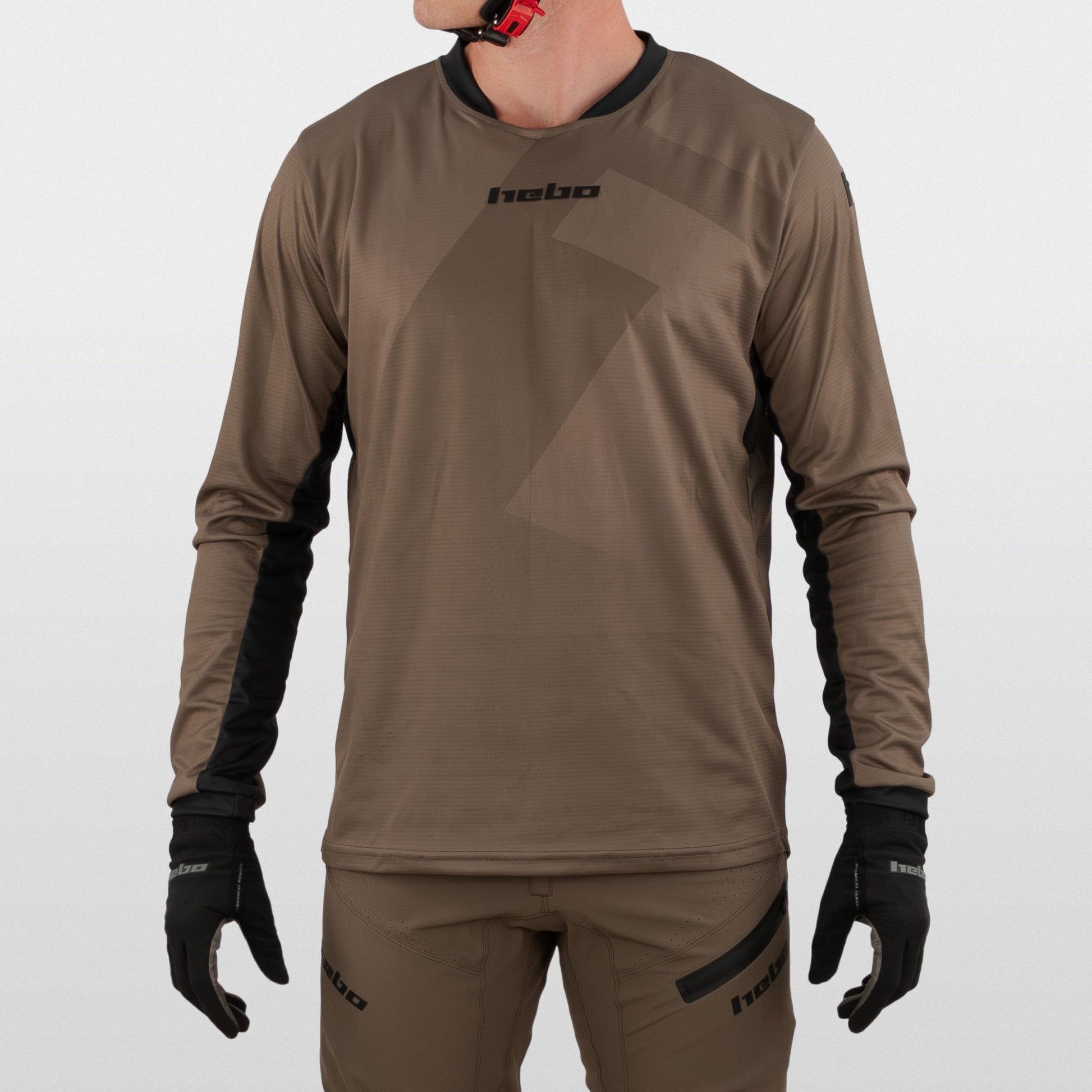 Camiseta Trial Tech Marron - Hebo