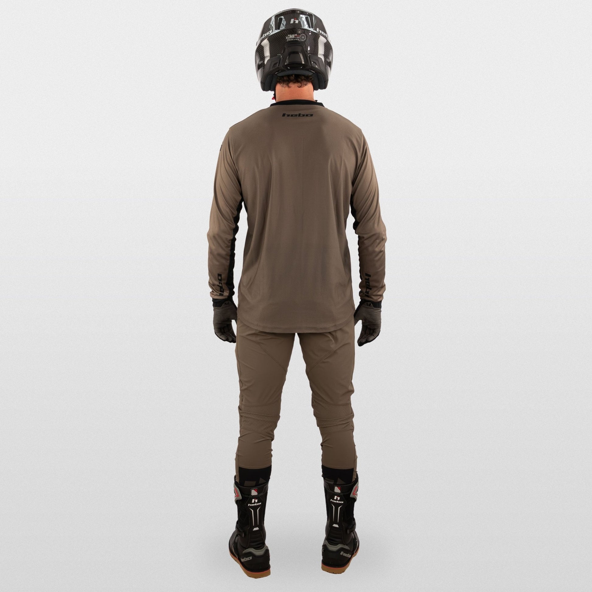 Camiseta Trial Tech Marron - Hebo