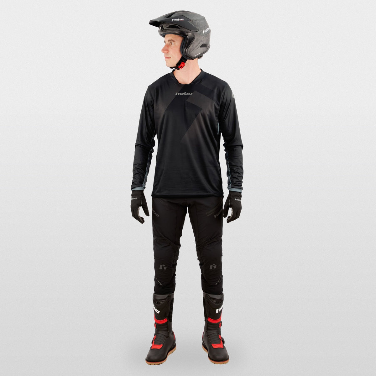 Camiseta Trial Tech Negra - Hebo