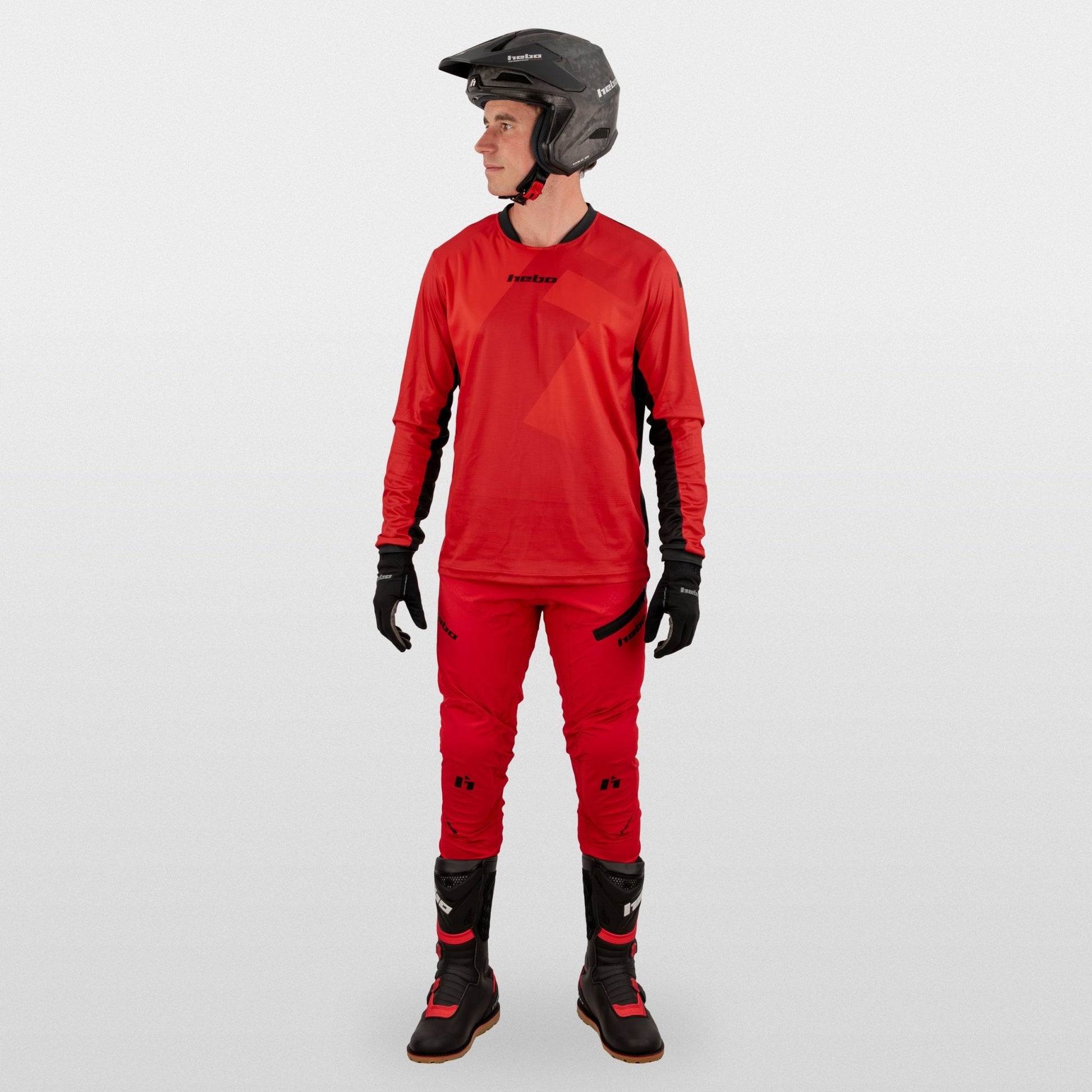 Camiseta Trial Tech Roja - Hebo
