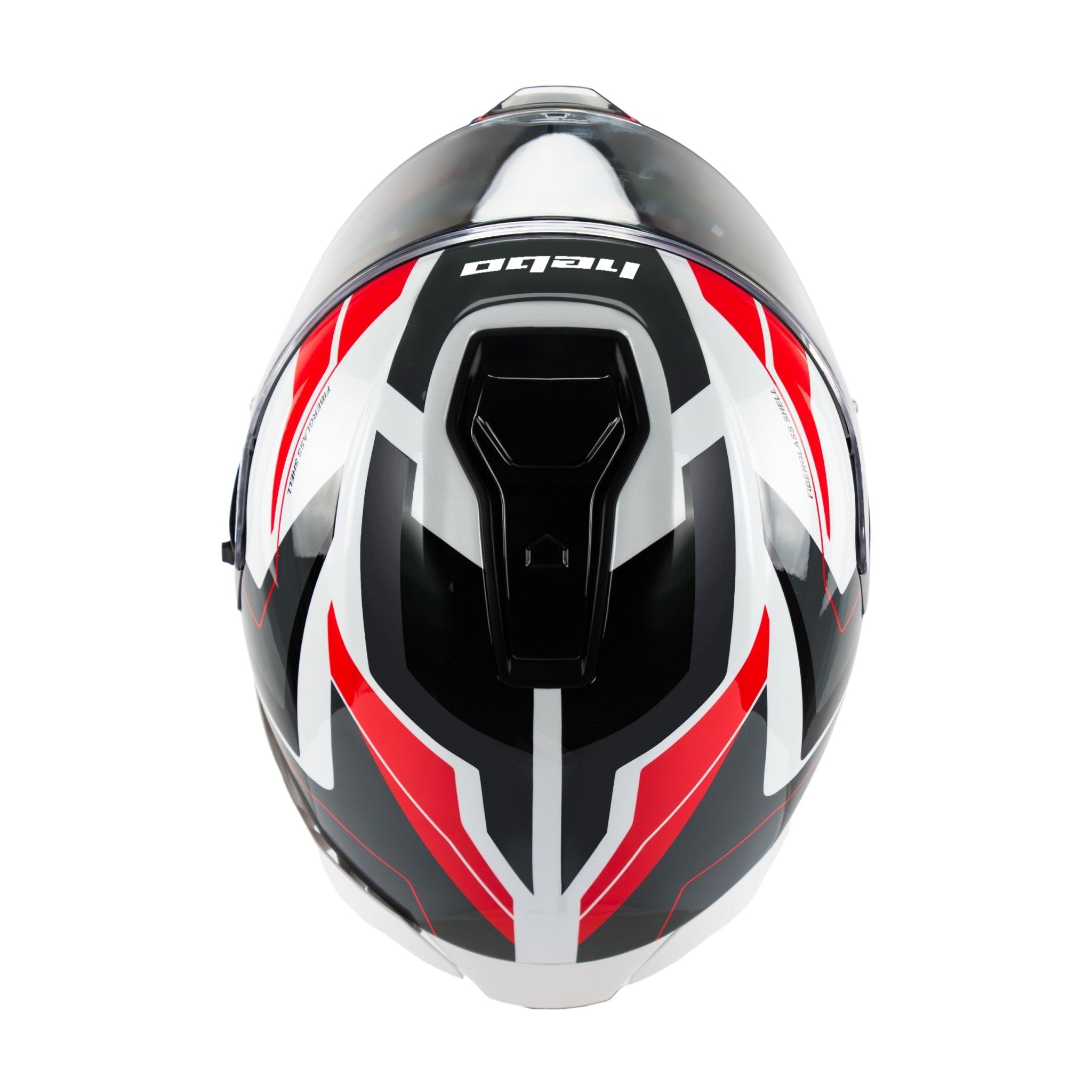 Helmet A618 SPACE Full Face Fiber Red - Hebo