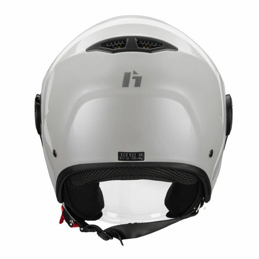 Casco Demi Jet Ctr Blanco - Hebo