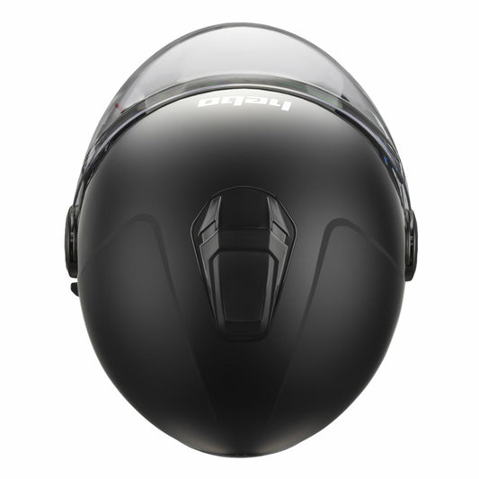 Casco Demi Jet Ctr Negro Mate - Hebo