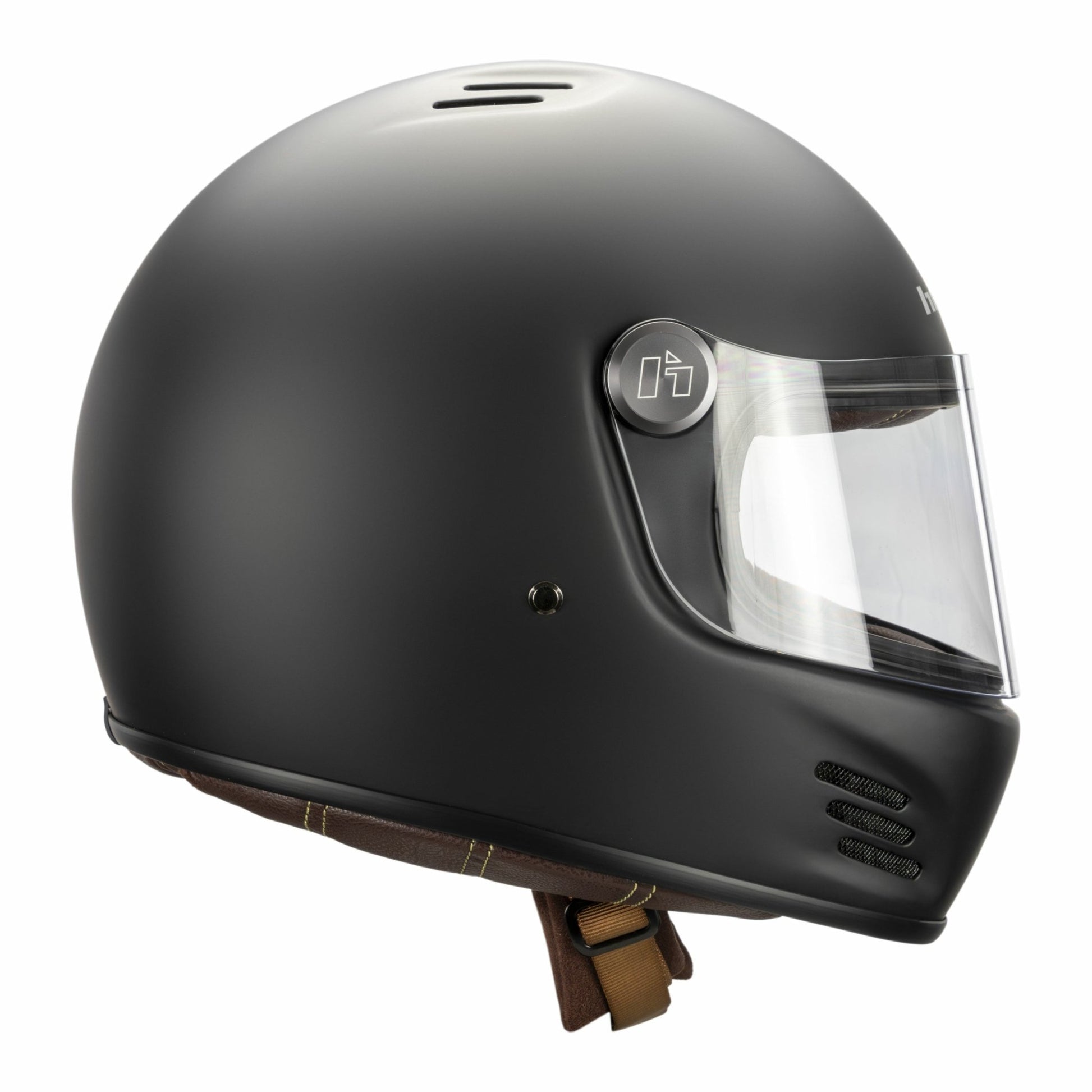 Casco Indie Negro Mate - Hebo