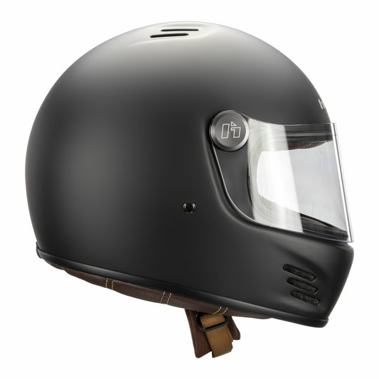 Casco Indie Negro Mate - Hebo