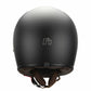 Casco Indie Negro Mate - Hebo