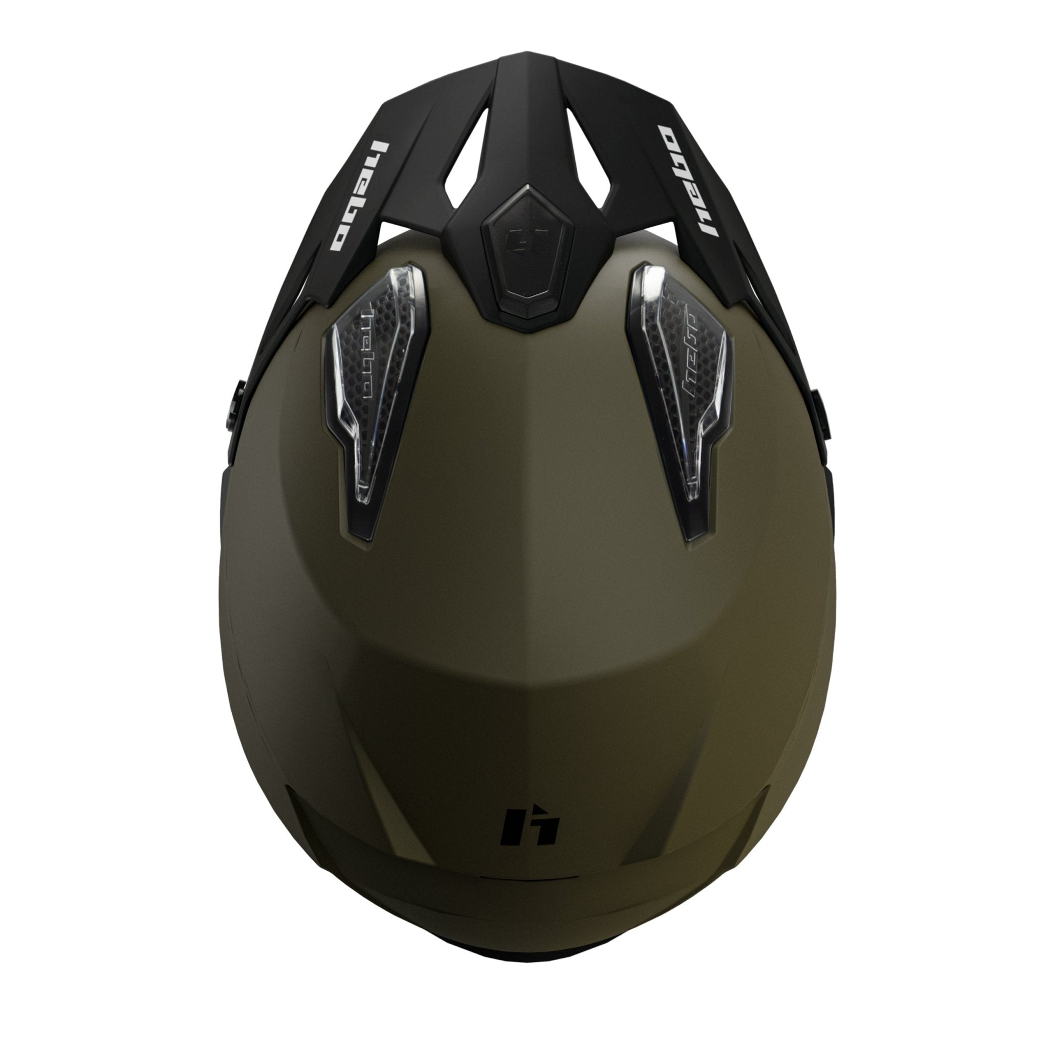 Zone 5 Duo Green Helmet - Hebo