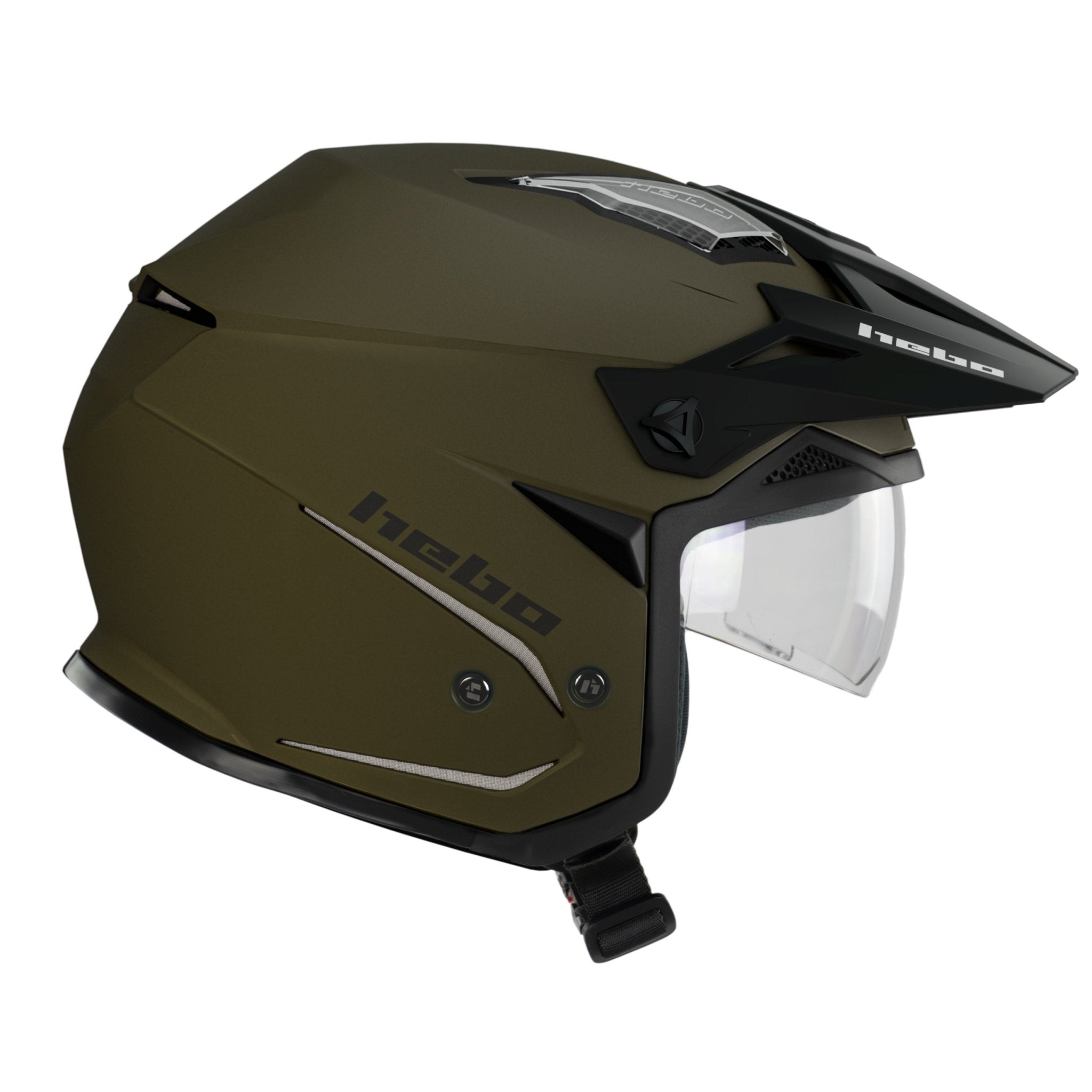 Zone 5 Duo Green Helmet - Hebo