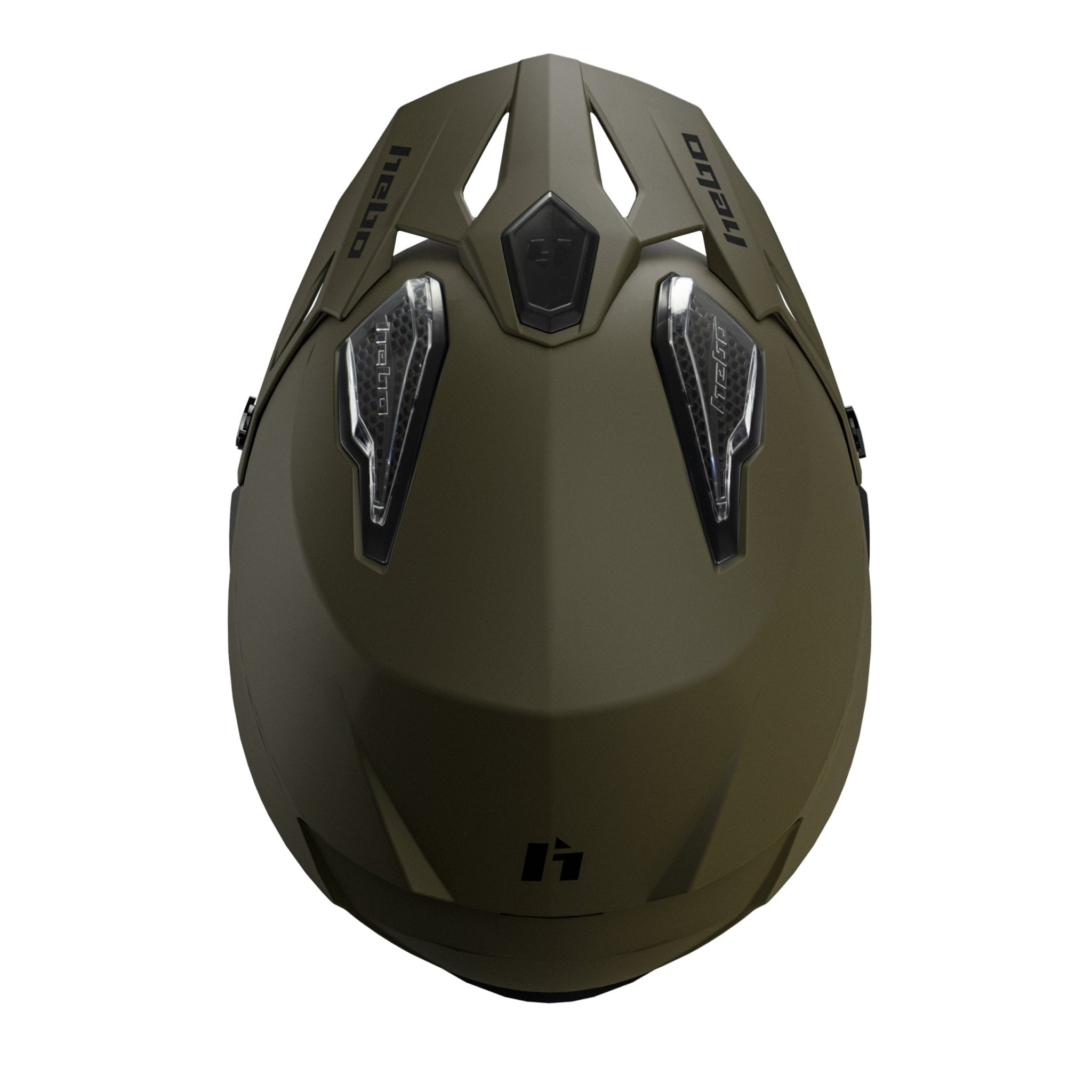 Zone 5 Duo Green Helmet - Hebo