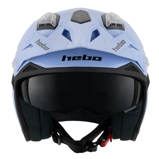 Casco Zone 5 Monocolor Azul - Hebo